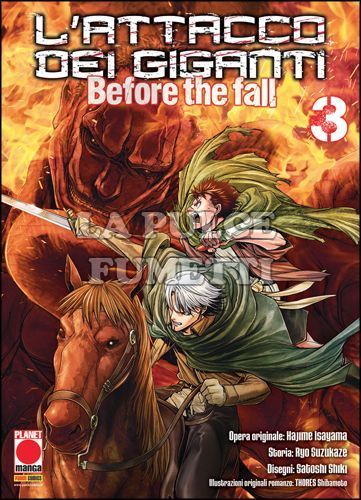 MANGA SHOCK #     5 - L'ATTACCO DEI GIGANTI - BEFORE THE FALL 3